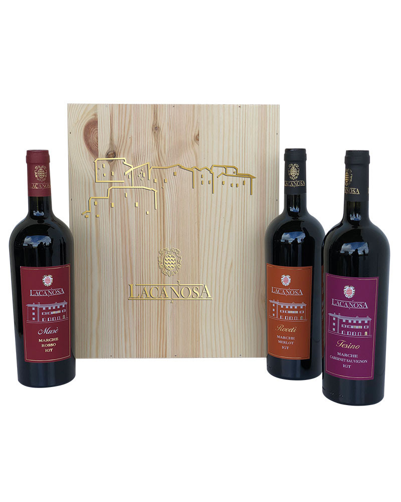 Cassetta in legno 3 Bottiglie
